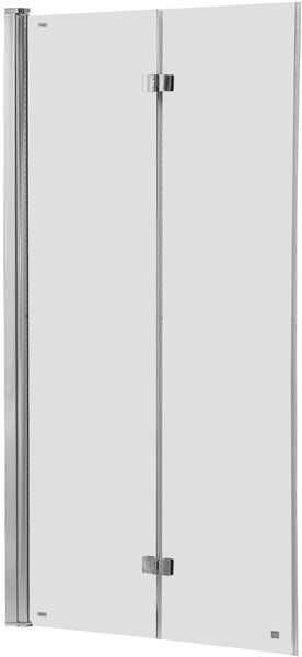 Roca Capital paravan cadă 115 cm două piese crom luciu/sticlă transparentă AM4111512M