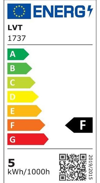 Bec LED cu lumina alb calda, 5W, 51 diode, 380lm, unghi iluminare 360 grade