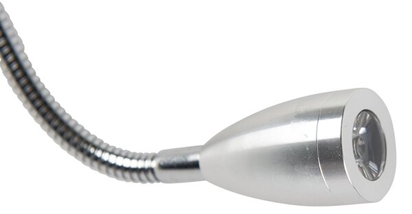 Lampa de perete moderna alba cu abajur gri - Brescia