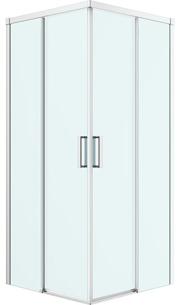 Oltens Breda cabină de duș 90x90 cm pătrat crom luciu/sticlă transparentă 20006100