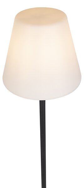 Lampă de podea modernă pentru exterior neagră - Virginia