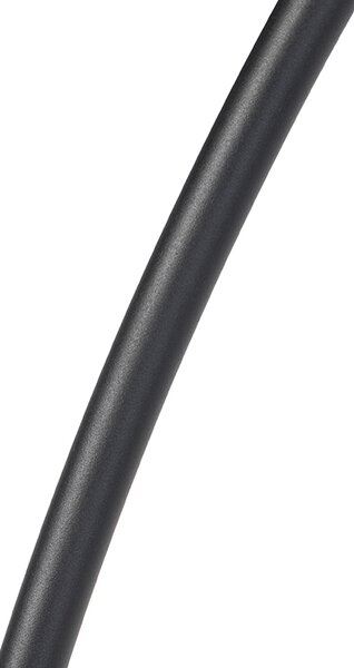 Lampă de podea neagră cu abajur cu dungi maro și bej 50 cm - XXL
