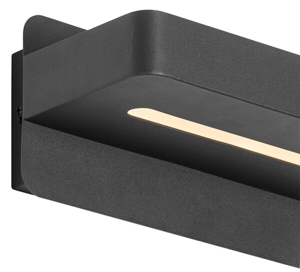 Aplică modernă neagră incluzând LED cu USB și întrerupător - Ted