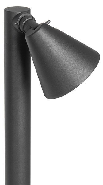 Stâlp modern pentru exterior negru 100 cm IP44 reglabil - Ciara