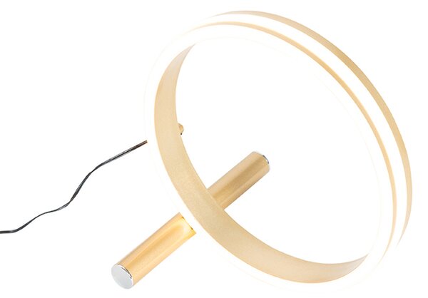Lampă de masă de design din alamă cu LED inclus, cu dimmer în 3 trepte - Navara