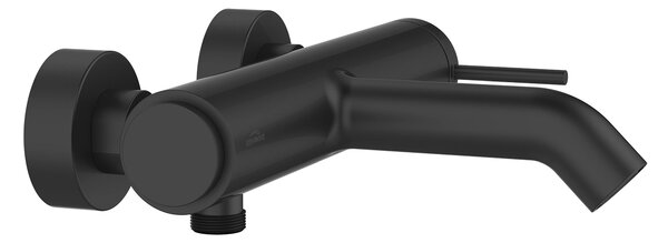 Invena Kalitea, baterie pentru cada de perete 150mm, negru mat, INV-BW-72-004-V