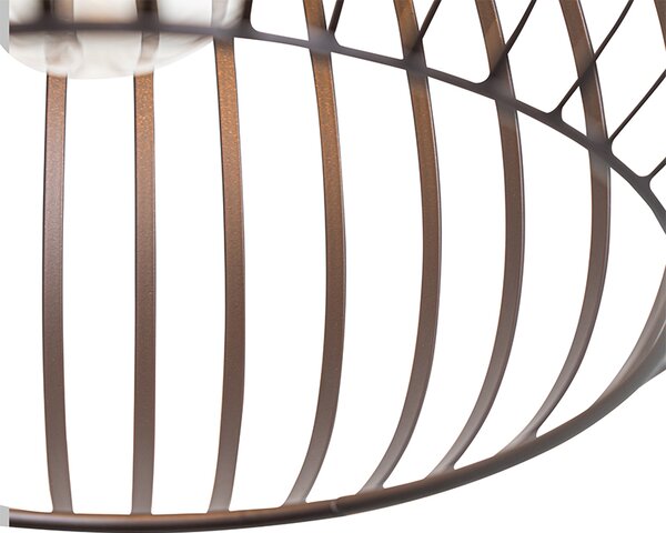 Lampă modernă cu pandantiv maro 38 cm - Saffira