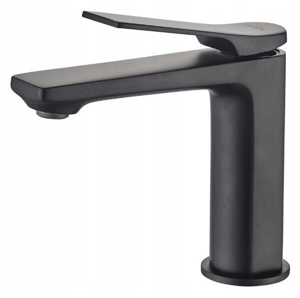Invena Neri, baterie chiuveta, negru mat, BU-01-004-L