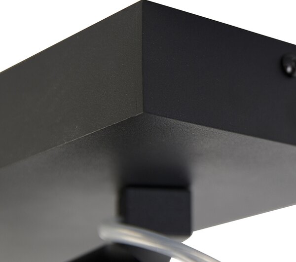 Spotlight de design negru reglabil cu 2 lumini - Go