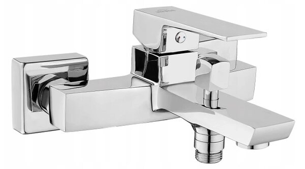 Invena Paros, baterie pentru cada de perete, crom, BW-09-001-A