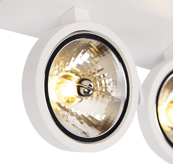Spotlight de design alb reglabil cu 3 lumini - Go