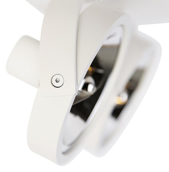 Spotlight de design alb reglabil cu 2 lumini - Go