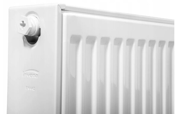 Invena Prov K22, radiator panou 550x700 mm cu accesorii 1179W si racord lateral, alb, INV-UG-91-557-A