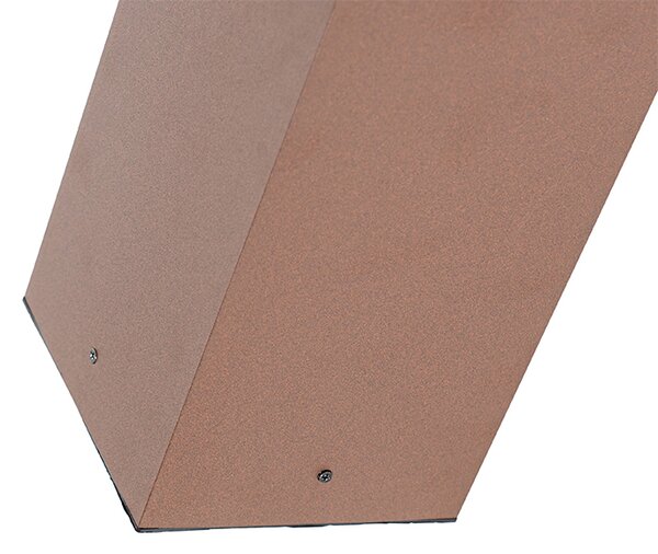 Lampă de podea industrială pentru exterior maro ruginit 80 cm IP44 - Charlois