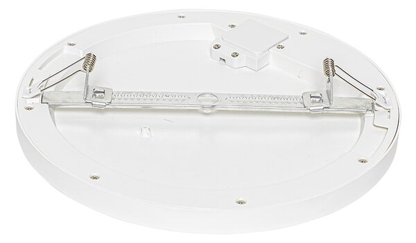 Spot încastrat sau aplicat alb 30 cm incl. LED Diminuare în 3 trepte până la cald cu comutator DIP - Trans
