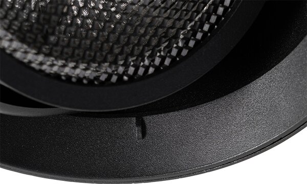 Spot modern îngropat negru GU10 AR111 rotund fără rama - Oneon Honey