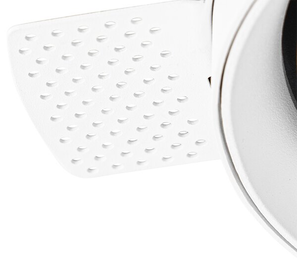 Spot modern îngropat alb GU10 AR111 rotund fără rama - Oneon Honey