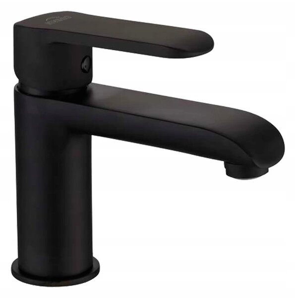 Invena Siros, baterie chiuveta, negru mat, BU-90-004-A