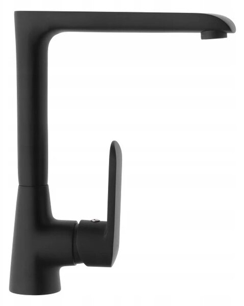 Invena Siros, baterie de lavoar de sine stătătoare, negru mat, BZ-90-L04-A