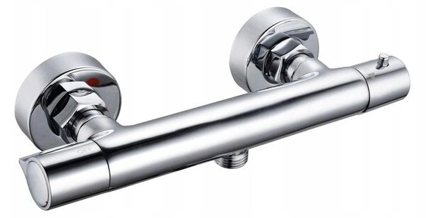 Invena Slim, baterie termostatica de dus 150 mm, crom, BT-00-S01-x