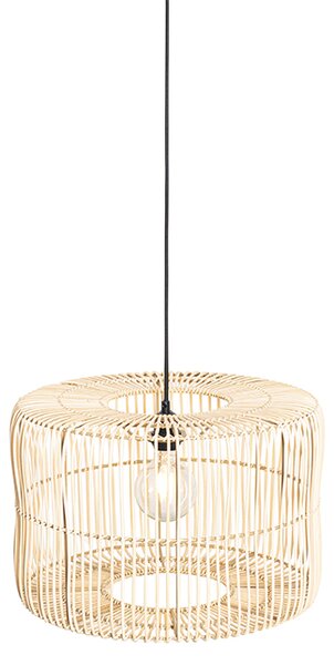 Lampă suspendată orientală din ratan 45 cm - Maud