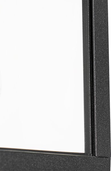 Lampa de perete exterioară neagră IP44 cu senzor de crepuscul - Charlois