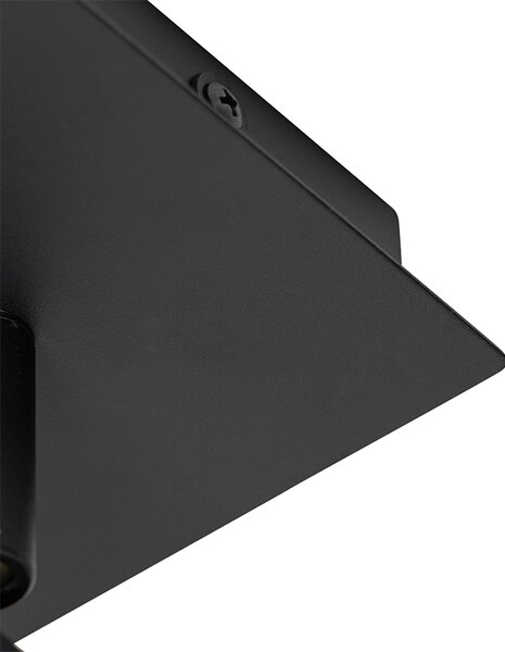 Spotlight modern pentru baie negru pătrat IP44 - Ducha