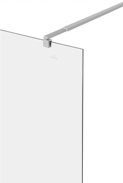 Invena Walk-In, paravan de dus 80X200cm, sticla transparenta 8mm, profil cromat, INV-AK-32-186-O