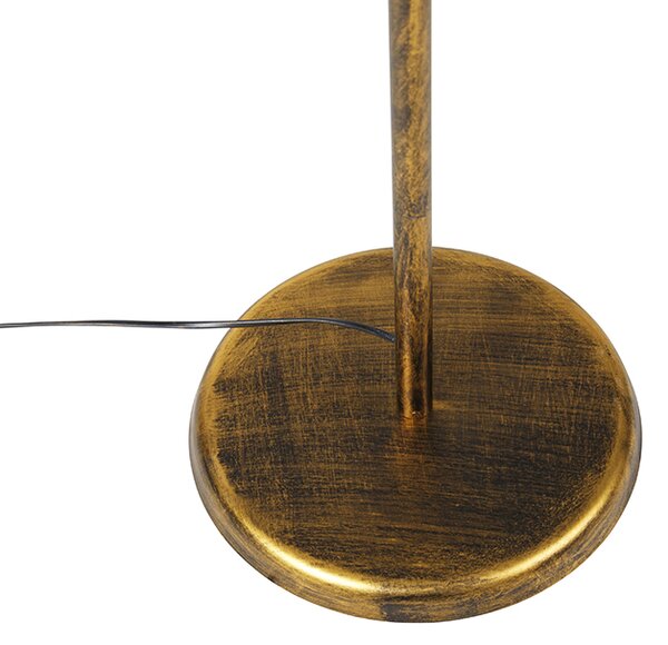 Lampă de podea vintage auriu antic 29 cm fără abajur - Linden