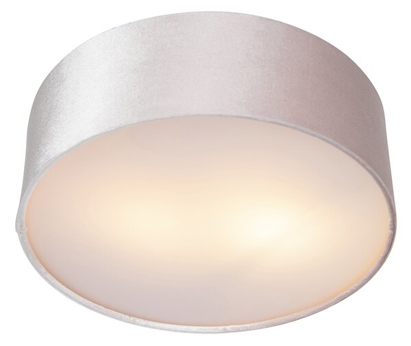 Plafoniera moderna roz 30 cm cu interior auriu - Drum