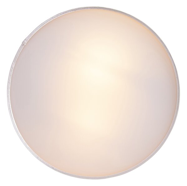 Plafoniera moderna roz 40 cm cu interior auriu - Drum
