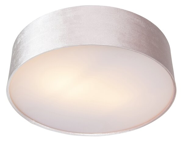 Plafoniera moderna roz 40 cm cu interior auriu - Drum