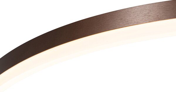 Lampă suspendată din bronz închis 80 cm cu LED cu dimmer pe 3 trepte - Anello