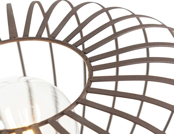 Lampa de podea de design maro ruginiu - Johanna