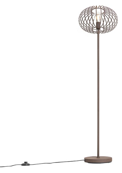 Lampa de podea de design maro ruginiu - Johanna