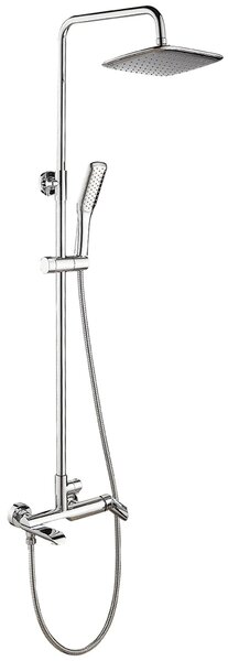 Laveo Pinar, set de duș montat pe perete h-1000-1300, crom, PAW00KB, LAV-PAE_00KB