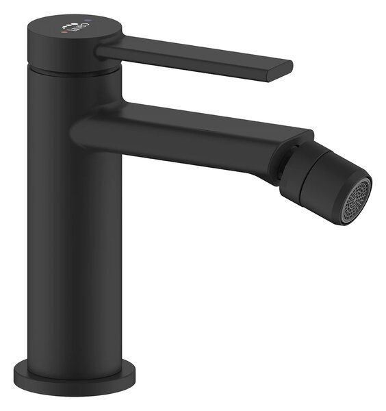 Laveo Pinar, baterie bideu h-138, negru mat, LAV-BAW_732D