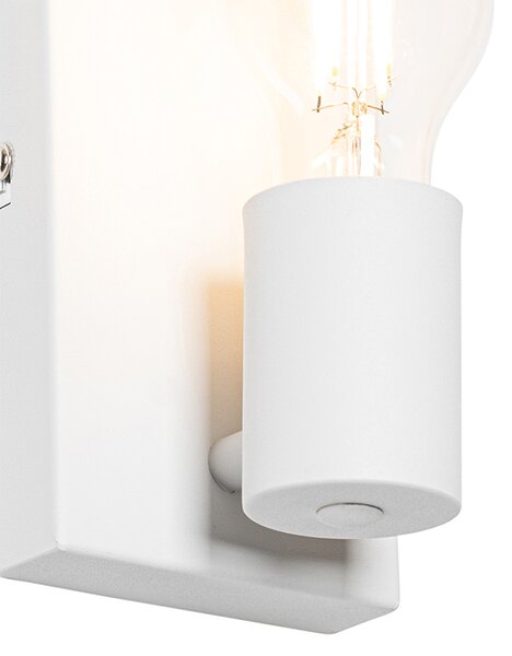 Lampa de perete de design alb 39 cm - Johanna