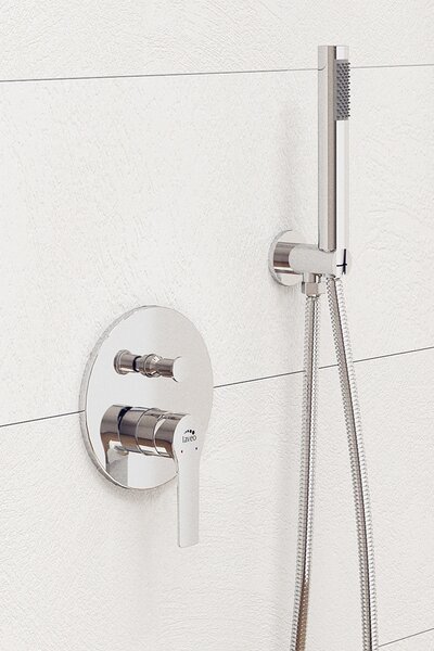 Laveo Raila, set de dus ascuns, crom, LAV-BLL_001P