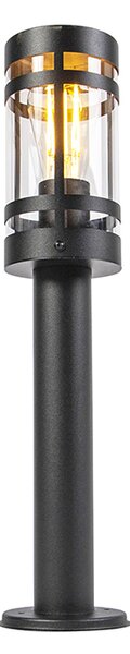 Lampă inteligentă de exterior neagră 50 cm IP44 inclusiv WiFi ST64 - Gleam