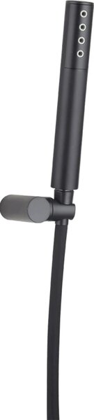 Laveo Pretto, set de duș de mână cu 1 punct, negru mat, LAV-NLP_70AD