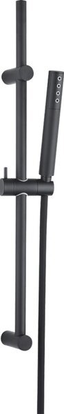 Laveo Pretto, coloana de dus 70 cm cu cap de dus manual, negru mat, LAV-NLP_71A2