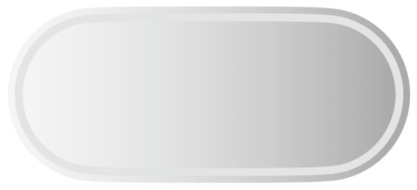 Oglindă de baie cu LED, 100x45 cm, ovală
