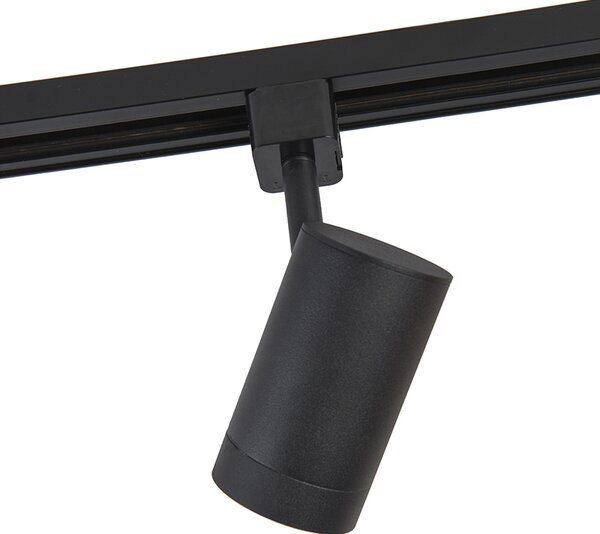 Spot inteligent negru pentru șină monofazată, incl. Wifi GU10 - Iconic Jeana