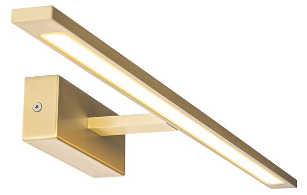 Aplică din alamă 62 cm cu LED inclus IP44 - Jerre