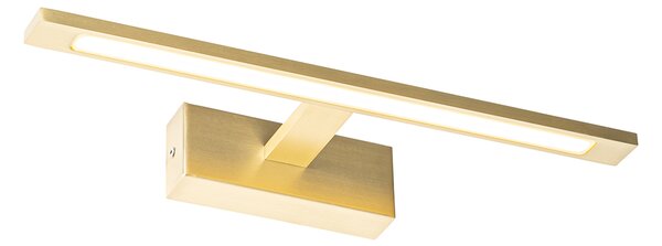 Aplică din alamă 41,5 cm cu LED inclus IP44 - Jerre