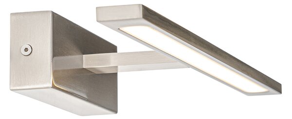 Lampă de perete din oțel 41,5 cm cu LED inclus IP44 - Jerre