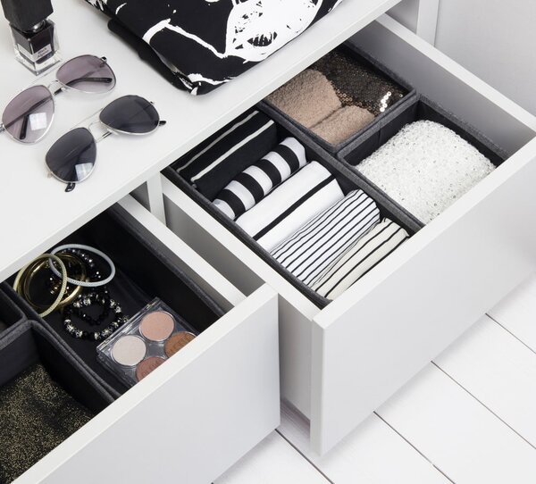Set 3 organizatoare Bigso Box of Sweden Drawer, gri