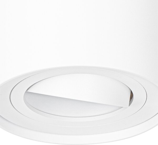 Spotlight inteligent de plafon alb reglabil incl. Wifi GU10 - Rondoo up