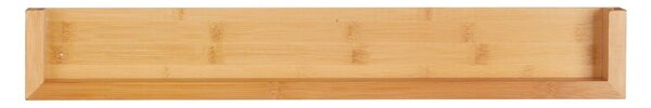 Suport de perete din bambus pentru prosoape Wenko Dark, lățime 60 cm